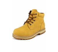 JCDees Boy's Children's Lace Up Chunky Sole Ankle Boots in Mustard | Size: Infant 12 JCDees Mustard Infant 12