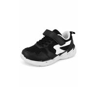 JCDees Men's Touch Fastening Light Up Trainers in Jet Black | Size: 11 JCDees Jet Black 11