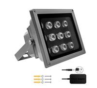 JCHENG Infrared Light 12-Led IR Illuminator Long Range for 850nm Night Vision Security Camera and VR Systems