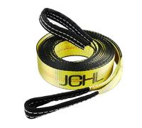 JCHL Recovery Tow Strap with Reinforced Loops 2inx20ft Heavy Duty 26,000lb Break Strength Vehicle Recovery Rope for for Car Truck Jeep ATV SUV Reinforced Loops, Protective Sleeves