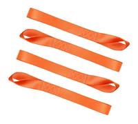 JCHL Soft Loops Tie Down Straps (4pk) 12,000lbs Max Strength 18"X1.7" Heavy Duty Motorcycle Tie Downs for use with Ratchet Strap - Secure Trailering of Motorcycles, Kayak, Jeep, ATV, UTV