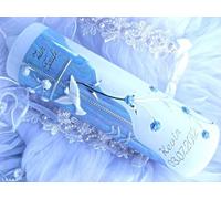 JCHOPE kerzenzauber-lusine VT-01 Baptism/Communion Candle for Boys and Girls 250/70 mm Including Accessories for self-Labeling