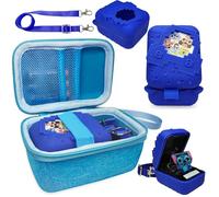 JCHPINE Hard Carrying Case and Silicone Cover for Bitzee Disney Interactive Digital Pet, Protective Case for Bitzee Disney Virtual Electronic Pets Accessories (Blue)