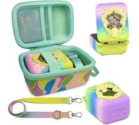 JCHPINE Hard Case and Silicone Cover for Bitzee Harry Potter Interactive Toy Digital Pet, Accessories for Harry Potter Bitzee Virtual Electronic Pets (Rainbow)