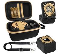 JCHPINE Protective Case for Bitzee Harry Potter Interactive Digital Pet | Accessories for Harry Potter Bitzee Pets Case and Lanyard, Silicone Cover and Hard Carrying Case (Black)