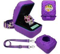 JCHPINE Silicone Cover Case for Bitzee Magicals Interactive Digital Pet and Case, Protective Skin Sleeve for Bitzee Magicals Virtual Electronic Pets Accessories (Purple)