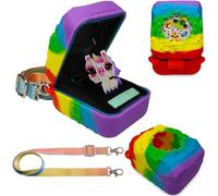 JCHPINE Silicone Cover Case for Bitzee Magicals Interactive Digital Pet and Case, Protective Skin Sleeve for Bitzee Magicals Virtual Electronic Pets Accessories (Multicolor)