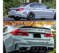 JCING Carbon Fibre Rear Spoiler for BMW 5 Series G30 F90 M5 520i 530e Saloon 2017-2020, Car Rear Wing in Carbon Fibre Style Vehicle, Car Boot Styling Accessories