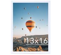JCJMY 33x40 Photo Frame White for Wall Hanging, Wall Mounted Horizontal or Vertical, 33 x 40 Wall Gallery Poster Picture Frame with Break Resistance Plexiglas, White