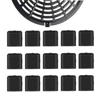 JCKD 15 Piece air Fryer Rubber Buffer, air Fryer Rubber Bumper, Scratch Resistant Protective pad, Universal Silicone Protective Cover, Reusable air Fryer Accessories for air Fryer Parts (Black)
