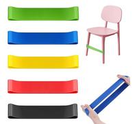 JCKD 5 pieces Stretch chair straps, chair cushion straps, suitable for securing flexible seating for children with sensory processing disorders, ADHD, autism and hyperactivity (5 colours)
