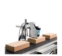 JCKJWL 12.7/25.4MM Single Head Online No-screen Ink Jet Printer For Automatic Text/Date/Batch Number/QR Code Printing Machine Multi-Functional Coding (One 12.7 head 3 ink)