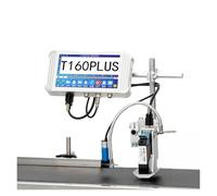 JCKJWL 12.7MM Automatic Online Printer With 7inch Screen Date Logo Number Inkjet Printer For Bottle Plastic Bags Carton Multi-Functional Coding