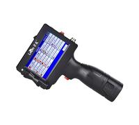 JCKJWL 12.7mm Handheld Coding Machine Portable Small Inkjet Printer Production Date Bottle Cap Logo Label Packaging Multi-format Printing(Printer-Black HD Ink)