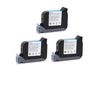 JCKJWL 12.7mm Handheld Inkjet Printer 2588 Date Number Expiry Logo QR Bar Batch Code Expiry Label Printer 28 Languages Multi-format Printing(Only 3pcs Black Ink)