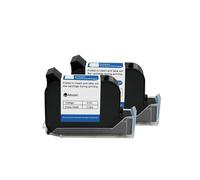 JCKJWL 12.7mm Handheld Thermal Inkjet Printer Fast Dry Solvent Ink Cartridge Unencrypted Handheld Printer Black Ink Multi-format Printing(2PCS)