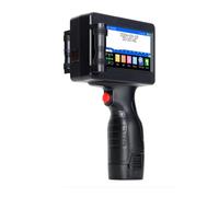 JCKJWL 12.7mm Portable Printers Handheld Inkjet Printer Text QR Bde Batch Number Logo Image Date Printing Machine Multi-format Printing(With 2 ink)