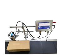 JCKJWL 120plus 12.7mm Online Inkjet Printer 24 Languages Automatic Coding Machine Expiry Date Thermal TIJ 600DPI Multi-Functional Coding