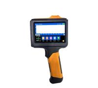 JCKJWL 1790PLUS 12.7mm Handheld Printer Text QR Barcode Batch Number Logo Date Label Printer Thermal Inkjet Printer Multi-format Printing(With 2 ink)