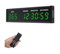 JCKJWL 18.78 Inches Digital Countdown Clock, LED Large Display Wall Count Up/Down Timer Clock, For Christmas Retirement Birthday Multiple Modes