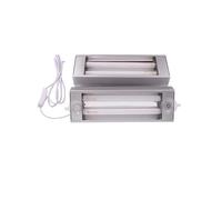 JCKJWL 1PCS Shadowless Adhesive Curing Lamp Automotive Glass Mobile Phone Screen Repair UV Curing Lamp Fast Curing(Silver case)