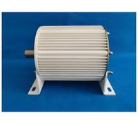 JCKJWL 20KW 20000w Low Speed Permanent Magnet Generator 3 Phase AC tors Use For Motor Drive Water Wind Turbine Low Noise, High Efficiency Power Generation(With base,TAPER SHAFT_120V)