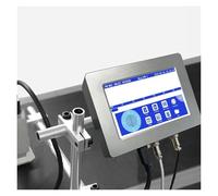 JCKJWL 25.4/50.8mm Double Nozzle Label Printer, Online Inkjet Printer, QR Bar Batch Code Number Logo Expiry Date Multi-format Printing(2x25.4mm-2 nozzles)