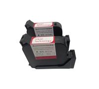 JCKJWL 25.4mm JS12 Handheld Printer Ink Cartridge Fast Dry Solvent 600DPI Inkjet Printer Colorful Ink Cartridge Multi-Functional Coding (Black)