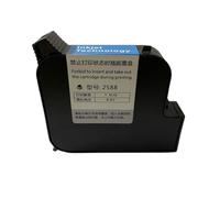 JCKJWL 2588 25.4mm Large Nozzle Ink Cartridge With High Adhesion And Quick Drying Property For Inkjet Printers Multi-Functional Coding (Black)