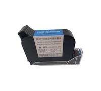 JCKJWL 2588+M 2588+ 12.7mm Fast Dry Eco Solvent Ink Cartridge For Unencrypted Handheld Thermal Inkjet Printer 600DPI Multi-Functional Coding (Black)