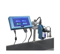 JCKJWL 260E Online Thermal Inkjet Printer 12.7mm/25.4mm 1 Print Head For Date Symbols Counter QR Barcode 600dpi Multi-Functional Coding (12.7mm 1 ink)