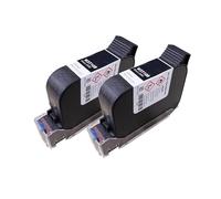 JCKJWL 2PCS 2-12.7mm W3T10B Black Solvent Fast Drying Ink Cartridge For Handheld Printer Online Inkjet Printer Multi-Functional Coding (1PC)