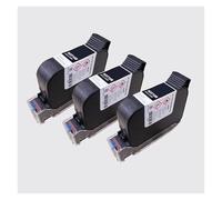 JCKJWL 2PCS 2-12.7mm W3T10B Black Solvent Fast Drying Ink Cartridge For Handheld Printer Online Inkjet Printer Multi-Functional Coding (3PCS)