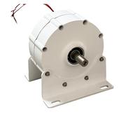 JCKJWL 3000W Wind Turbine Kit Gearless Permanent Magnet Generator For Wind Turbine Water Turbine Low RPM Water Conservancy Low Noise, High Efficiency Power Generation(With Base,SINGLE SHAFT_24V)