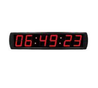 JCKJWL 4-Inch Indoor Aluminum Alloy LED Wall Clock Digital Countdown Timer With HH:MM:SS Display Multiple Modes(RBI6T-4W-app)