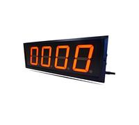 JCKJWL 4Inch Gym Timer Clock With 4-digit LED Digital Display Remote Control Red Day Timer Indoor For School Office Multiple Modes