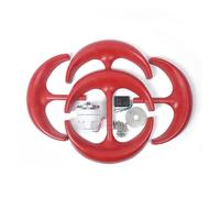 JCKJWL 5000W 12V 24V 48V Wind Turbine Generator 5KW Vertical Axis Windmill With Hybrid Charge Controller For Home Use Low Noise, High Efficiency Power Generation(Red,WIND TURBINE ONLY_12V)