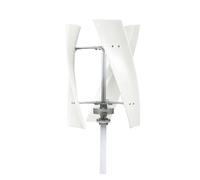 JCKJWL 5000W 8000W 12V 24V 48V Vertical Wind Turbine Generator For Home Wind Power Windmill Permanent Maglev With MPPT Low Noise, High Efficiency Power Generation(White,12V_5KW)