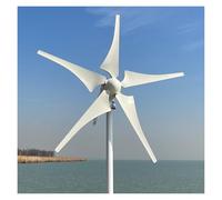 JCKJWL 5000W Horizontal Wind Turbine 12V 24V 48V Small Power Generator Low Noise Windmill For Small Household Farms Low Noise, High Efficiency Power Generation(Hybrid control,48V)