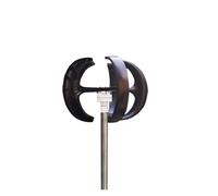 JCKJWL 5000W Windmill Turbine 10kw 8kw 48V 24V 12v 5 Blade Vertical Axis Wind Turbine Generator With Mppt Charge Controller Low Noise, High Efficiency Power Generation(Black,12V_5KW)