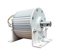 JCKJWL 5KW 10KW Wind Turbine Electric Generator 48V 96V Low RPM tor Permanent Magnet Generator Hydro Turbine 20KW With Base Low Noise, High Efficiency Power Generation(With Base,120V_10KW)