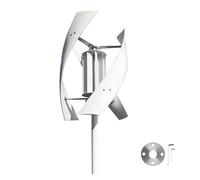 JCKJWL 5KW Vertical Axis Wind Turbine High Voltage Generator 5000w 24V 48V With Charge Controller Household Windmill Low Noise, High Efficiency Power Generation(Hybrid control,24V)