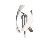JCKJWL 5KW Wind Turbine With Solar Panel Battery 5KW Vertical Axis Maglev Wind Turbine For Household Family with Controller Low Noise, High Efficiency Power Generation(With Controller,24V)