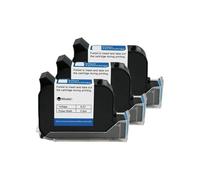 JCKJWL 6900 12.7mm Handheld Thermal Inkjet Printer Fast Dry Solvent Ink Cartridge Unencrypted Handheld Printer Black Ink Multi-format Printing(3PCS)