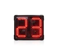 JCKJWL 8 Inch Red Color 2-Digits Count Up Countdown Counter Electronic Display Waterproof 24S Seconds Basketball Shot Clock Multiple Modes(Suit A)