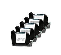 JCKJWL A Level Ink Handheld Online Inkjet Printer Cartridge Quick Dry Black B Level 12.7mm Original Parts Office Multi-format Printing(5PCS)