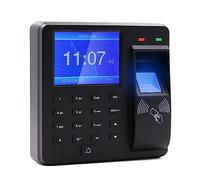 JCKJWL Access Control Time Attendance Machine Fingerprint/Password/ID Card Recognition Time Clock W/ 2.4 Inch Screen Employee Recorder With Multi-language
