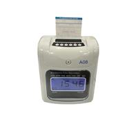 JCKJWL Attendance Machine Digital Time Recorder Office Staffs Check In Punch Card Clock ID Card Punching Machine For Small Businesses And Offices With Multi-language and Staff Support