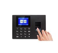 JCKJWL Biometric Employee Attendance Machine For Small Businesses And Offices Fingerprint Recognition Time Clock Intelligent Report Generation With Multi-language and Staff Support