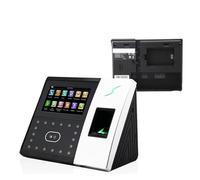 JCKJWL Biometric Fingerprint Time Clock Punch Machine For Small Businesses, Face Recognition Time Attendance Door Access Control System With Multi-language and Staff Support(Id wifi adms)